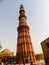 Qutb-Minar one of the most famous historical landmarks of India.