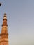 Qutb-Minar one of the most famous historical landmarks of India.