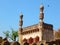 Qutub Shahi Mosque at Ibrahim Bagh near Golconda Fort in Hyderabad.