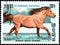 R.P. KAMPUCHEA - CIRCA 1986: A stamp printed in R.P.Kampuchea shows a Vladimir Heavy Draught horse