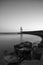 Raa Lighthouse in Sweden Long Exposure Mono