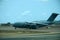 RAAF Military C17 Galaxy aircraft on the runway