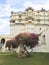 RAAS Devigarh Hotel. Nestled in the Aravalli Hills of the Udaipur area, an 18th century palace, has spectacular views of the valle