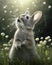 A Rabbit Amongst Natures Greenery