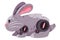 Rabbit bunny robot toy animal robotic creature machine futuristic cyborg illustration graphic