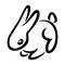 Rabbit icon isolated on white background from miscellaneous collection. rabbit icon trendy and modern rabbit symbol for logo, web,