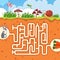 Rabbit maze game template
