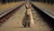 rabbit on the railroad tracks generative ai