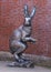 Rabbit statue in Saint Petersburg