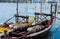 Rabelo boats on the Douro River. Porto, Portugal