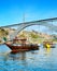 Rabelo boats in Porto, Portugal