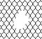 Rabitz chain-link, ripped fence mesh pattern