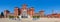 Racconigi castle panoramic view.