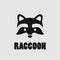 Raccoon face logo