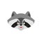 Raccoon happy emoji. Racoon merry emotions. Coon Joyful. Vector illustration