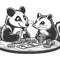 raccoon and opossum playing poker vector