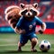 Raccoon Soccer Star: On the Soccer Field