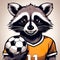 Raccoon Soccer Star: On the Soccer Field