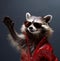 Raccoon wildlife mammal animals wild nature