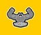 Raccoons sport logo. Raccoon Sports team club emblem. Animal mascot gaming sign. Strong beast symbol Racoon