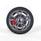 Race car tire with aluminium rims