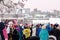 Race on January 1 in New Year\\\'s costumes running club Novosibirsk 01.01.2024 Running people in winter