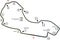 Race track map layout for Albert Park Melbourne