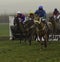 Racehorse point to point meeting at Thorpe Lodge , Newark