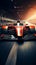 Raceway dynamism Sport car revs up on the Formula One