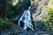 Rachitele Waterfall also called Bride`s Veil Waterfall