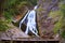 Rachitele waterfall in Apuseni mountains