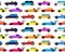 Racing cars seamless pattern