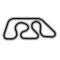 Racing circuit icon