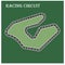 Racing circuit icon