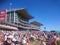 Racing day at York Racecourse Knavesmire York England