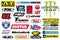 Racing Decals and Stickers in Vector Format