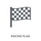 Racing flag icon from Productivity collection.