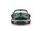 Racing green vintage sports car - back view