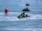 Racing of jet skis