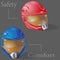 Racing and Motorbike Protection Safety Helmet