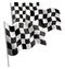 Racing-sport finish 3d flag.