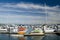 Rack of kayaks at Semiahmoo marina