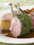 Rack of Lamb with a Herb Crust Potato Fondant