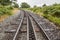 Rack and pinion railway on snowdon