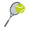 racket ball tennis equipment icon