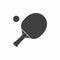 Racket icon for playing table tennis or ping-pong.