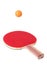 Racket for ping-pong and ball