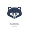 Racoon icon. Trendy flat vector Racoon icon on white background