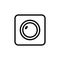 radar sign icon. Element of navigation for mobile concept and web apps. Thin line radar sign icon can be used for web and mobile
