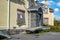 Radharc An Seascan, Meenmore, Dungloe, County Donegal, Ireland - May 30 2021 : The 2007 built houses sinking into the